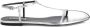 Jil Sander Zwarte Leren Geweven Band Sandalen - Thumbnail 1