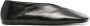 Jil Sander Zwarte Leren Vierkante Neus Platte Schoenen Black Dames - Thumbnail 1