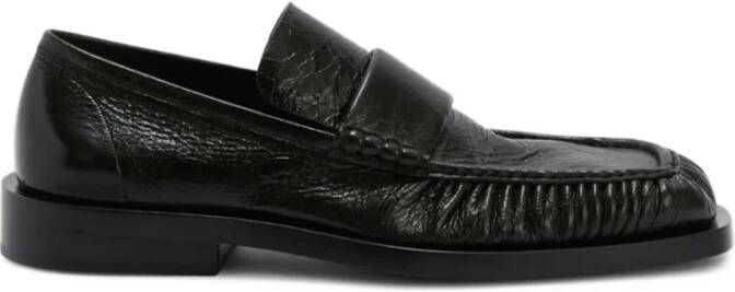 Jil Sander Zwarte Loafer Schoenen