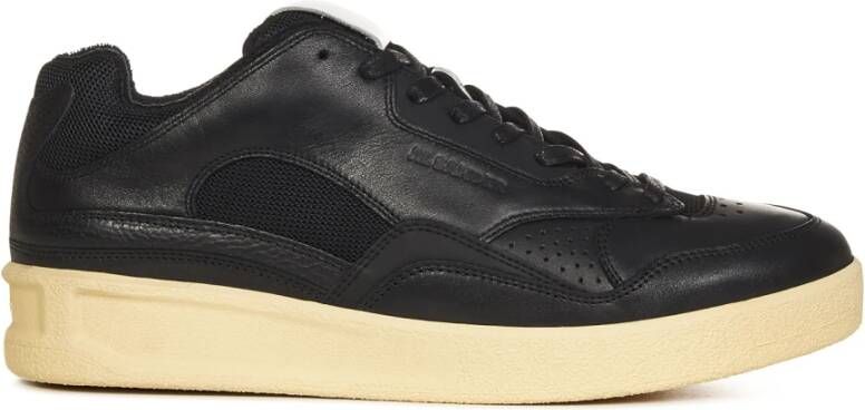 Jil Sander Zwarte Upgrade Sneakers Zwart Heren