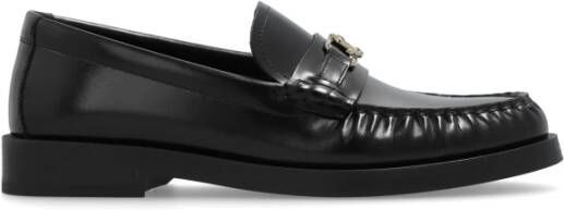 Jimmy Choo Addie leren loafers Black Dames