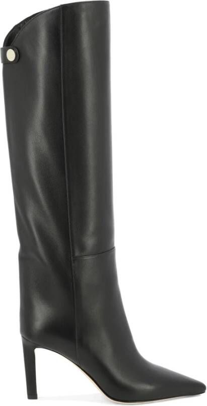 Jimmy Choo Alizze leren laarzen Zwart - Foto 1