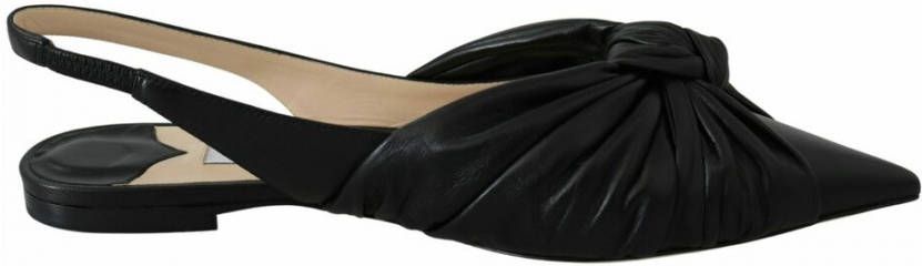 Jimmy Choo Annabell Leather Flat Shoes