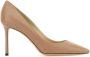 Jimmy Choo Antiek roze leren pumps - Thumbnail 1