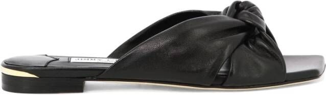 Jimmy Choo Avenue leren sandalen Zwart - Foto 1
