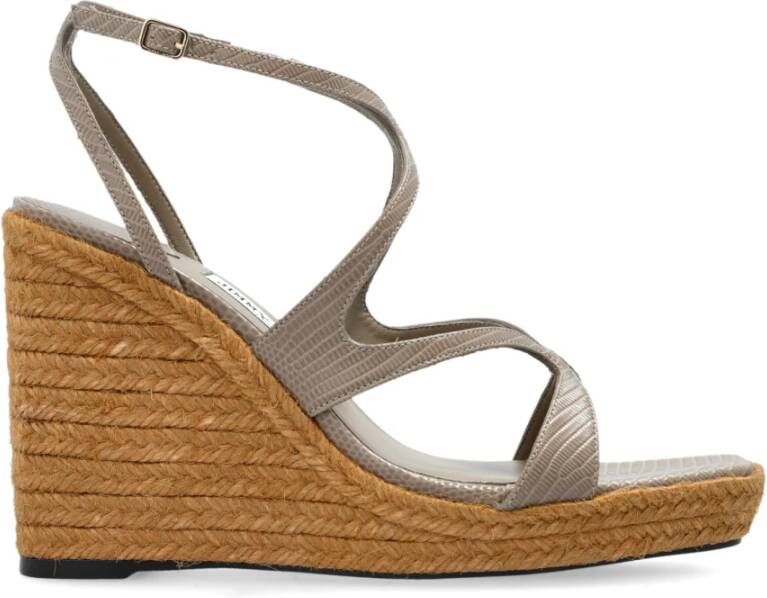 Jimmy Choo Sandalen Espadrilles Ayla 110 in beige