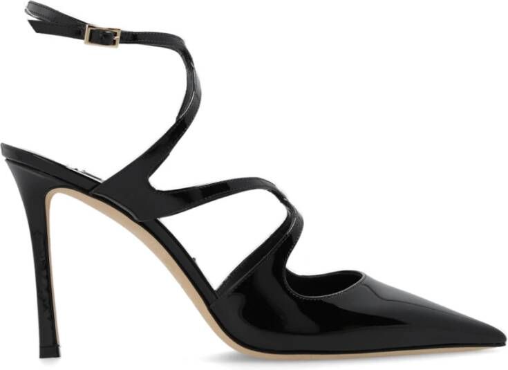 Jimmy Choo Azia glanzende pumps Black Dames