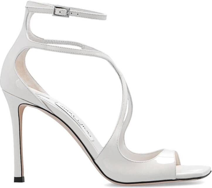 Jimmy Choo Azia sandalen met vierkante neus Wit