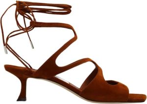 Jimmy Choo Azure hakken sandalen Bruin Dames