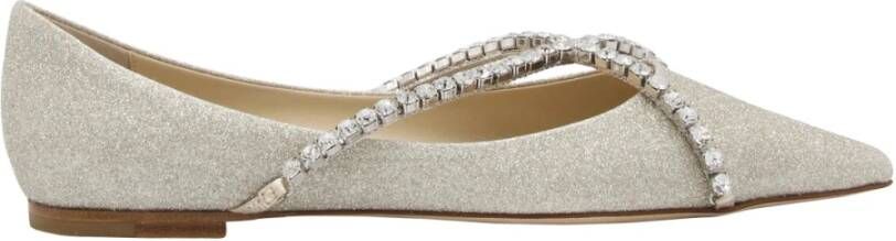 Jimmy Choo Platte schoenen voor vrouwen Beige Dames