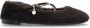 Jimmy Choo Ballerina's van bont Eleri - Thumbnail 1