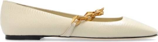 Jimmy Choo Ballet Flats Diamond Beige Dames