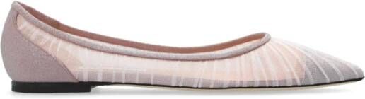 Jimmy Choo Ballet Flats 'Love' Pink Dames
