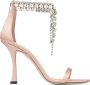 Jimmy Choo Beige Open Teen Stiletto Hak Schoenen - Thumbnail 1