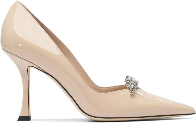 Jimmy Choo Beige Pumps Verhoog Stijl Chic