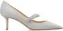 Jimmy Choo Bing Pumps met Glitter en Kristallen Gray Dames - Thumbnail 6