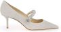 Jimmy Choo Bing Pumps met Glitter en Kristallen Gray Dames - Thumbnail 7
