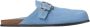 Jimmy Choo Blauwe Suède Gesp Muiltjes - Thumbnail 1