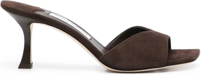 Jimmy Choo Bruine Instap Hoge Hak Schoenen