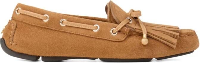 Jimmy Choo Bruine Loafer Schoenen voor Vrouwen
