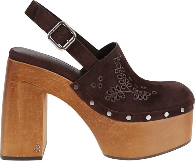 Jimmy Choo Bruine Sandalen voor Vrouwen