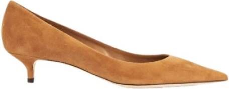 Jimmy Choo Bruine Suède Amelia Pumps