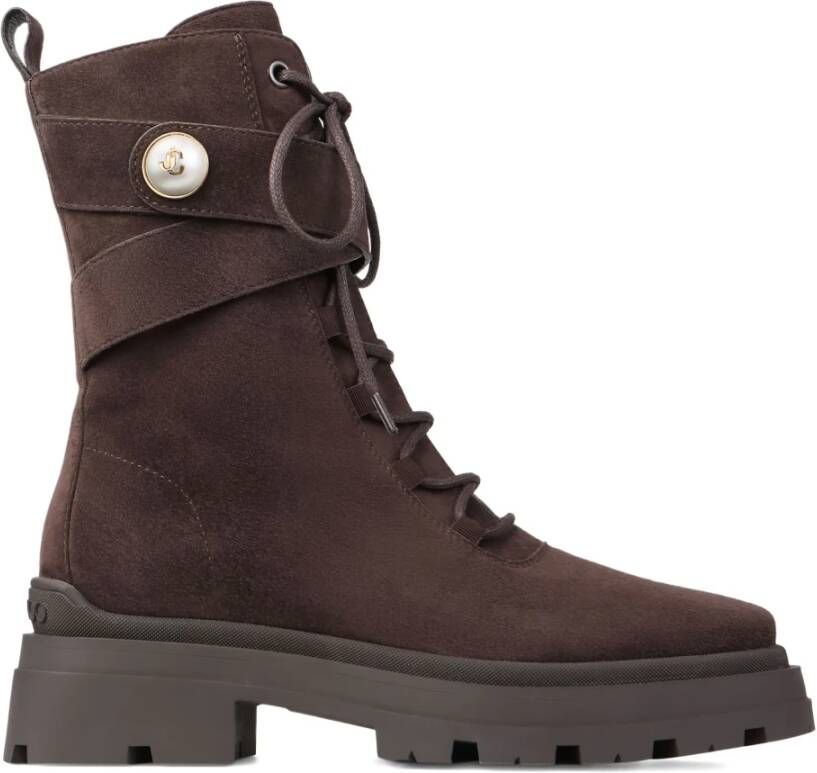 Jimmy Choo Chocolade Noemi Elegante Hoge Hakken