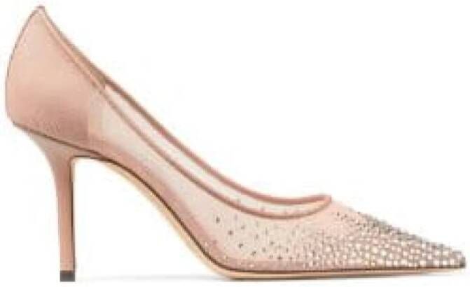 Jimmy Choo Crystal-Embellished Love Pumps