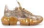 Jimmy Choo Dia ten Glitter Leren Sneakers - Thumbnail 1