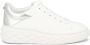 Jimmy Choo Witte Leren Flatform Sneakers met Zilveren Gelamineerd Detail White Dames - Thumbnail 11