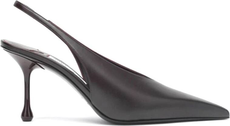 Jimmy Choo Diep Merlot Kalfsleren Schoenen