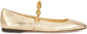 Jimmy Choo Elegante Ballerine Schoenen Geel Dames