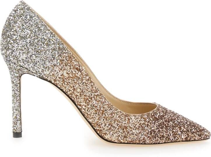Jimmy Choo Elegante Grijze Hakken Romy 85 Multicolor Dames