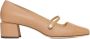 Jimmy Choo Mesh Panel Elisa Pumps met Blokhak Beige Dames - Thumbnail 7