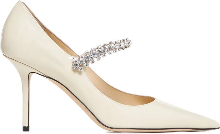 Jimmy Choo Elegante Hakken White Dames