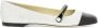Jimmy Choo Elegante Zwarte Zilveren Ballerina Flats White Dames - Thumbnail 1