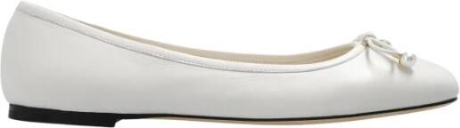 Jimmy Choo Elme leren balletflats Beige Dames