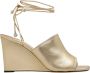 Jimmy Choo Sandalen met sleehak Goud - Thumbnail 1