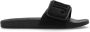 Jimmy Choo Slides met logo en leren band Black Heren - Thumbnail 6