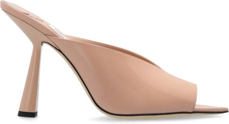 Jimmy Choo Gehakte pantoffels 'Maryanne' Pink Dames