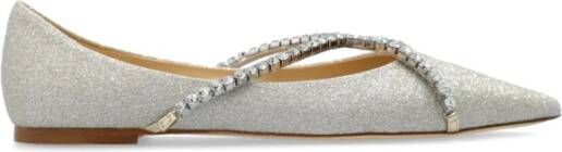 Jimmy Choo Platte schoenen voor vrouwen Beige Dames