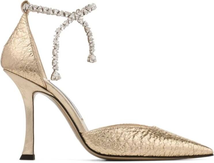 Jimmy Choo Goud GZB Stijlvolle Sneakers