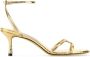 Jimmy Choo Gouden Leo Sandalen met 6 5 cm Hak - Thumbnail 1