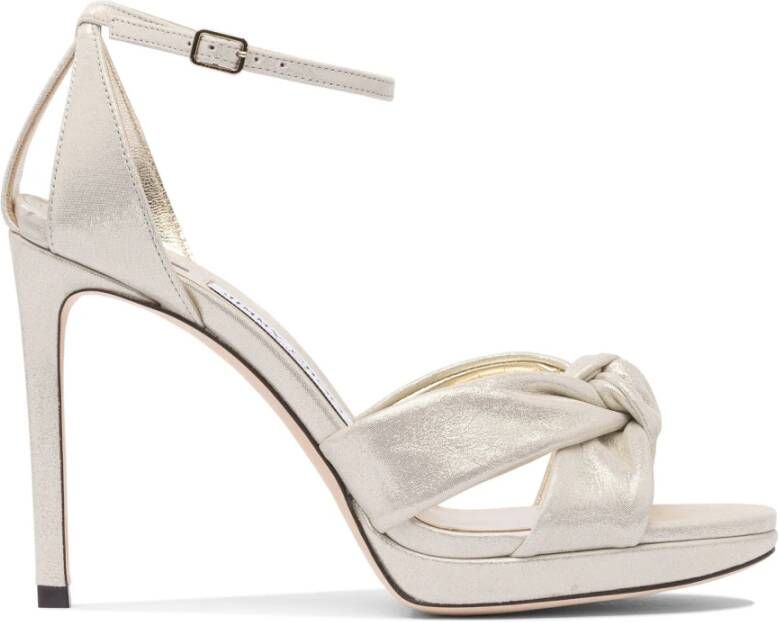 Jimmy Choo Gouden Sandalen Verhoog Uw Stijl