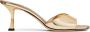 Jimmy Choo Gouden Skye Sandaal met 7cm Hak - Thumbnail 1