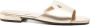 Jimmy Choo Goudkleurige Blokhak Schoenen - Thumbnail 1