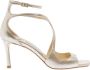 Jimmy Choo Grijze Sandalen met Hoge Hak en Enkelbandje - Thumbnail 1