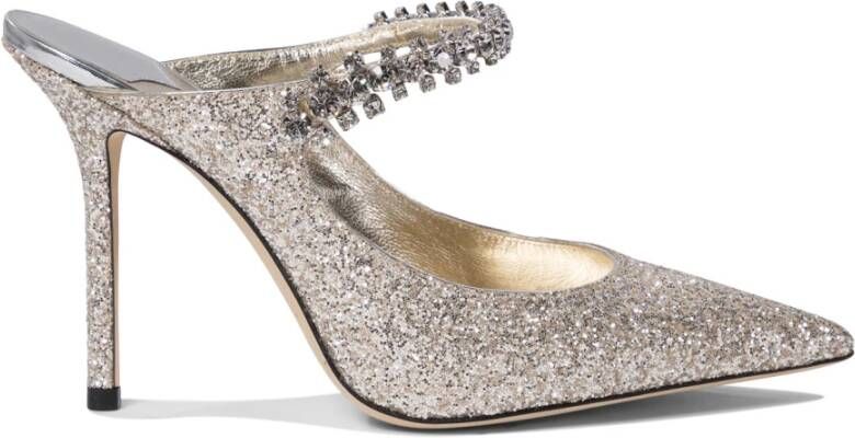 Jimmy Choo Grijze Sandalen voor Vrouwen Elegante Stijl