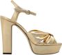 Jimmy Choo Heeloise sandalen met metallic afwerking Goud - Thumbnail 1