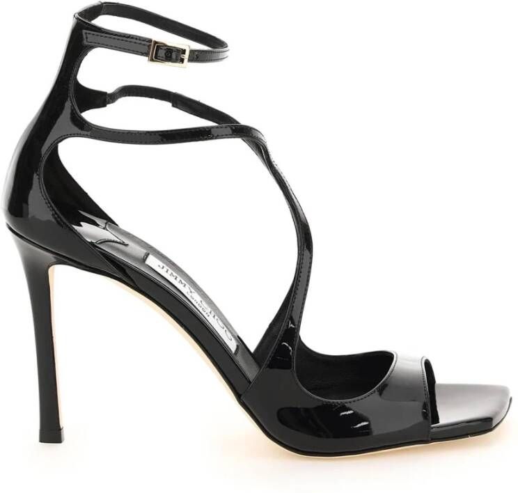 Jimmy Choo Azia sandalen met vierkante neus Zwart